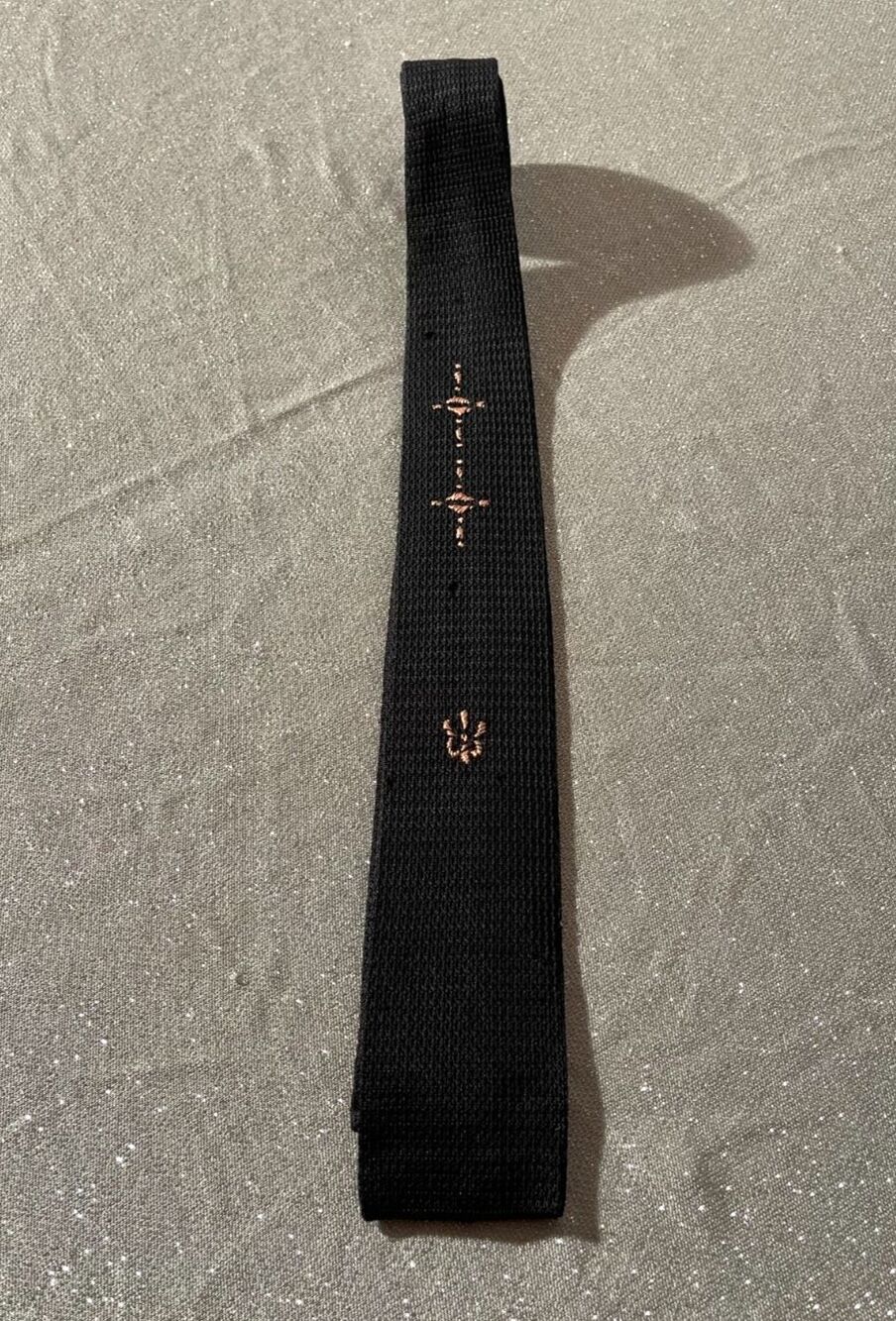 Vintage 50s Square Tip Tie 1950s Retro Wembley Rockabilly Costume Necktie As Is